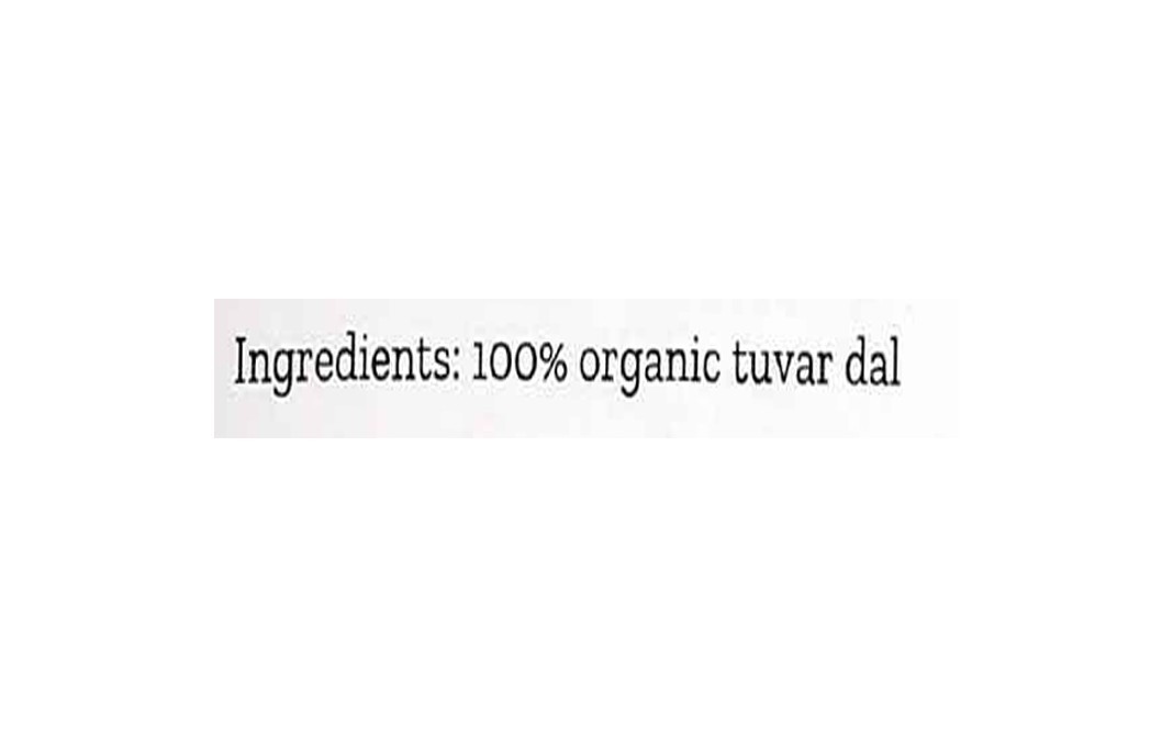Conscious Food Pigeon Pea Tuvar Dal Organic   Pack  500 grams